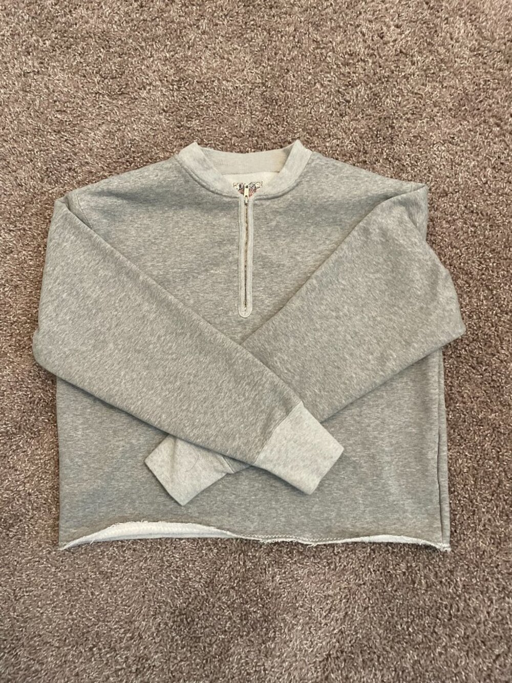 Upcycled Non Stock Flyer Racing Half-Zip
